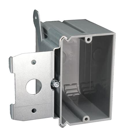 adjustable wall electrical box|adjustable single gang box.